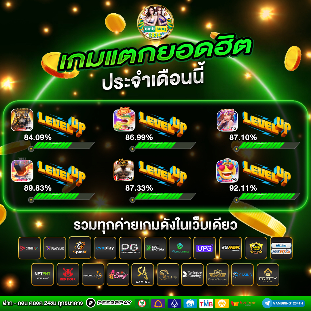 จัดอันดับเว็บสล็อต - แบนเนอร์โปรโมชั่น