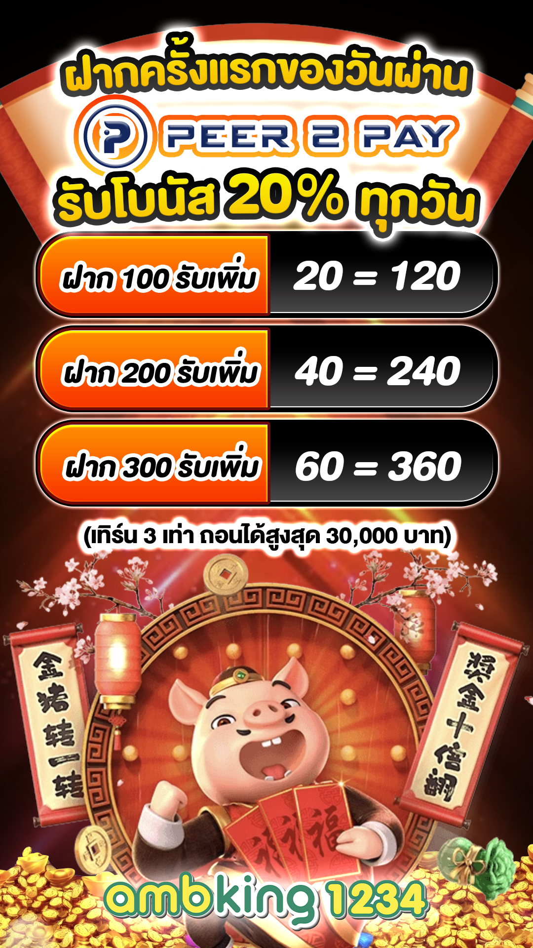 เว็บพนันต่างประเทศ - แบนเนอร์โปรโมชั่น